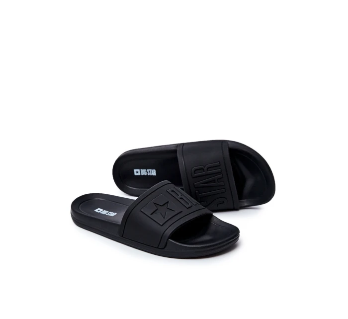 Pánské Klasické Nazouváky Big Star Černé DD174690