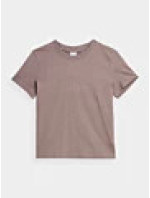 Dámské tričko z organické bavlny 4FWAW23TTSHF1169-83S béžové - 4F