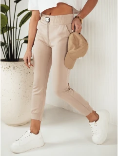 Dámské tepláky DAVE beige FashionStreet UY1813