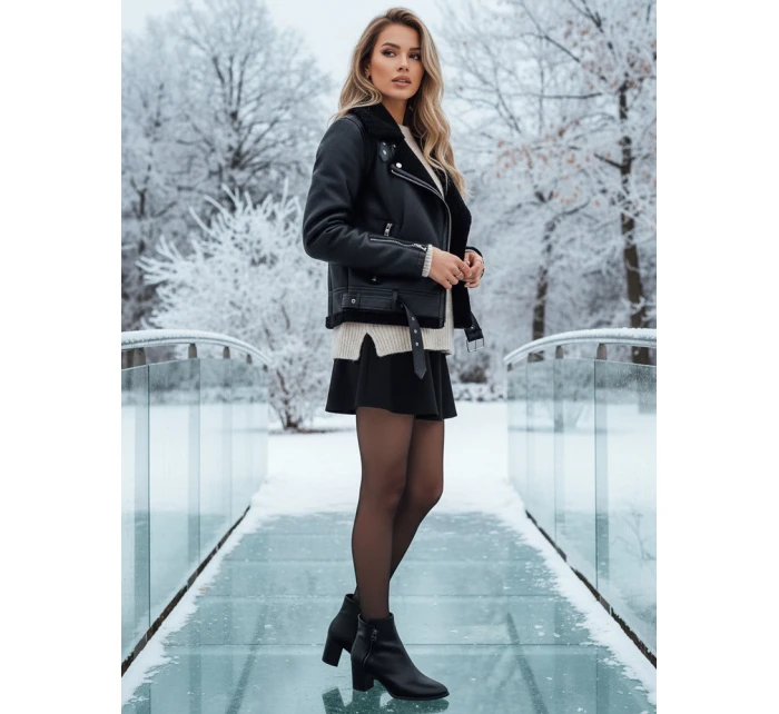 Dámské boty na podpatku černé Dstreet model 21994959 - FashionStreet