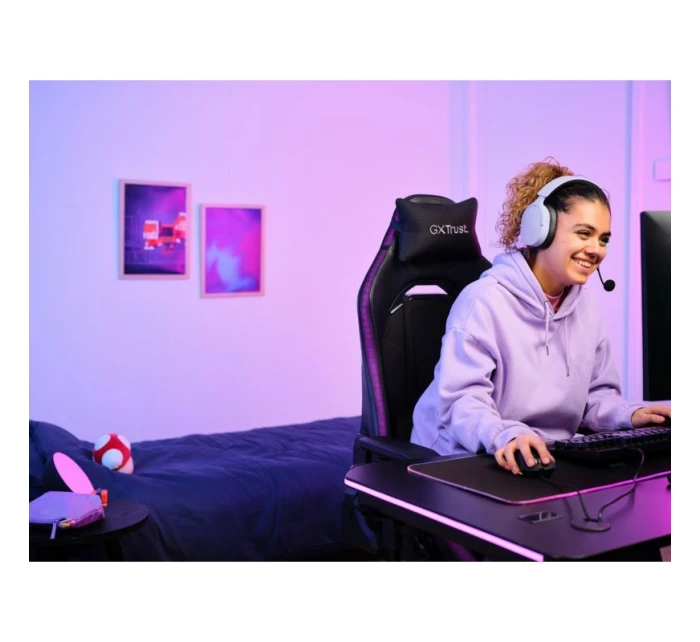 herní sluchátka Fialová model 21729919 - Trust