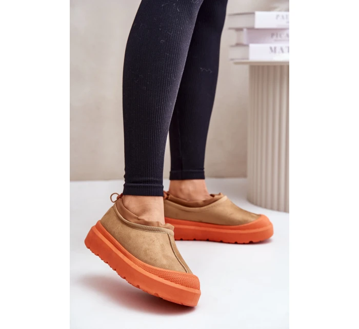 Dámské Sněhule Na Platformě S Svrškem Camel model 21676519 - Boto Dámské Sněhule Na Platformě S Svrškem Camel model 21676519 - Boto