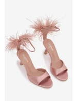 Lodičky na podpatku s špinavě růžové model 21757827 - Boto