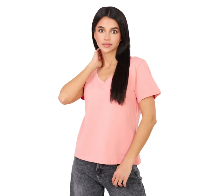 T shirt RV TS model 21888890 brzoskwiniowy - FPrice T shirt RV TS model 21888890 brzoskwiniowy - FPrice