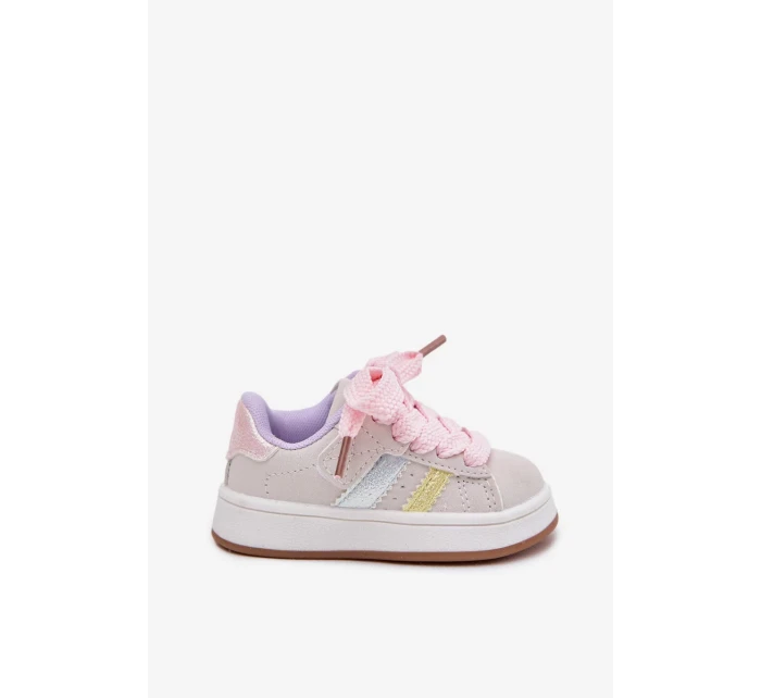 Dětské sportovní sneakers na suchý zip Celyna – multikolor