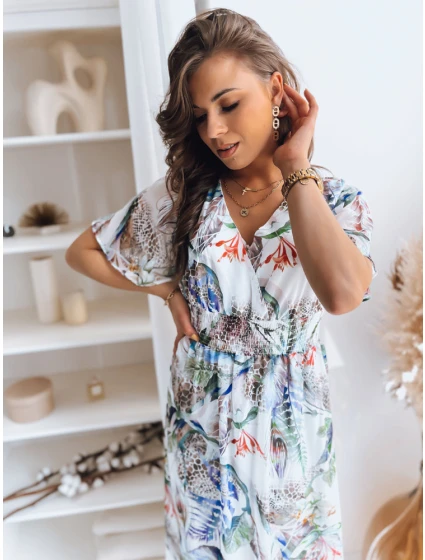 LUNNA šaty bílé FashionStreet EY2320 LUNNA šaty bílé FashionStreet EY2320