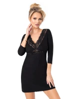 Dámská noční košilka Margo black - Donna Dámská noční košilka Margo black - Donna