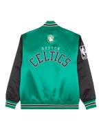 Mitchell & Ness NBA Boston Celtics Primetime Heavyweight Satin Jacket Vintage Logo Celtics M JK8453-BCEKYGN pánské Mitchell & Ness NBA Boston Celtics Primetime Heavyweight Satin Jacket Vintage Logo Celtics M JK8453-BCEKYGN pánské