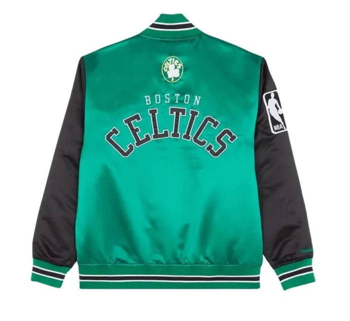Mitchell & Ness NBA Boston Celtics Primetime Heavyweight Satin Jacket Vintage Logo Celtics M JK8453-BCEKYGN pánské Mitchell & Ness NBA Boston Celtics Primetime Heavyweight Satin Jacket Vintage Logo Celtics M JK8453-BCEKYGN pánské