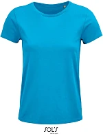 SOL'S Crusader Women Dámské tričko z bio bavlny 25.3581 aqua SOL'S Crusader Women Dámské tričko z bio bavlny 25.3581 aqua