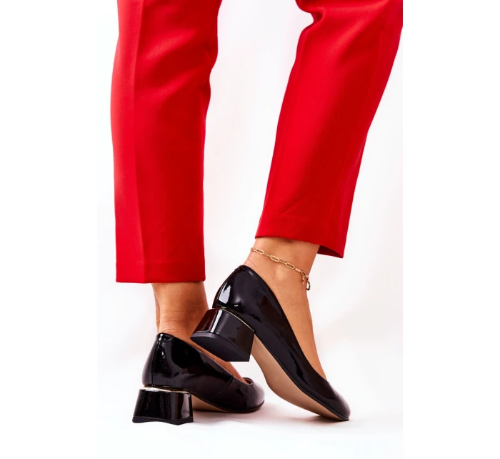 Lakované lodičky Lewski model 21571509 Černé - Boto