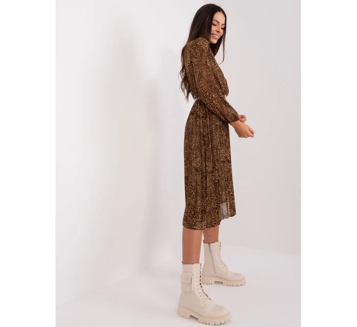 Šaty DHJ SK 10536N 3.31X hnědá