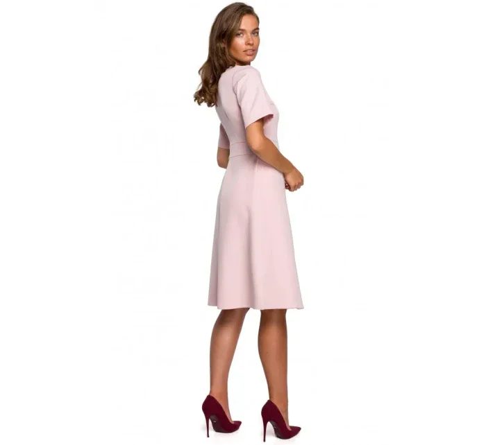 S240 Zavinovací šaty - černé