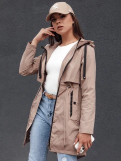 Dámská přechodná bunda parka GLAMJACKET béžová FashionStreet TY4383