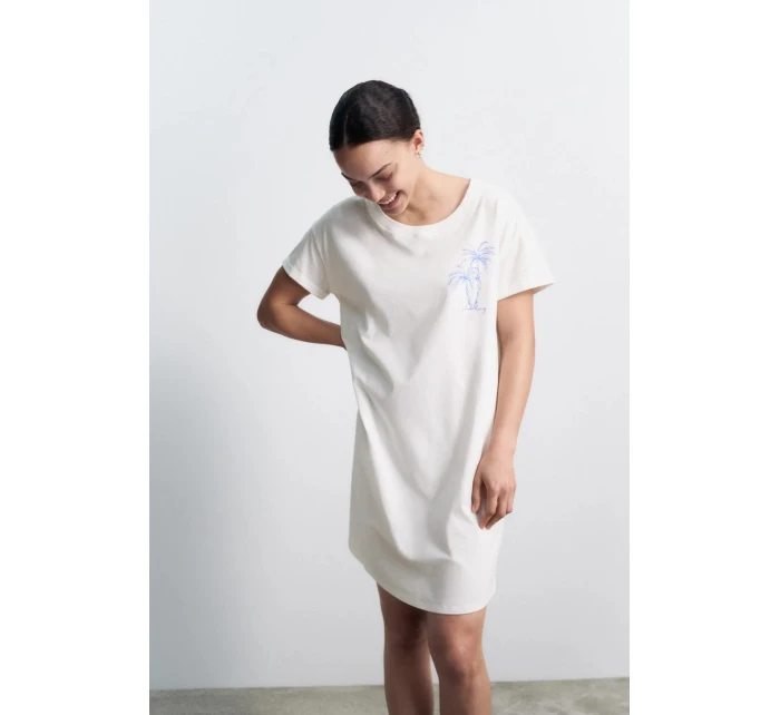 Nightdresses NDK X - SILK WHITE - TRIUMPH SILK WHITE - TRIUMPH