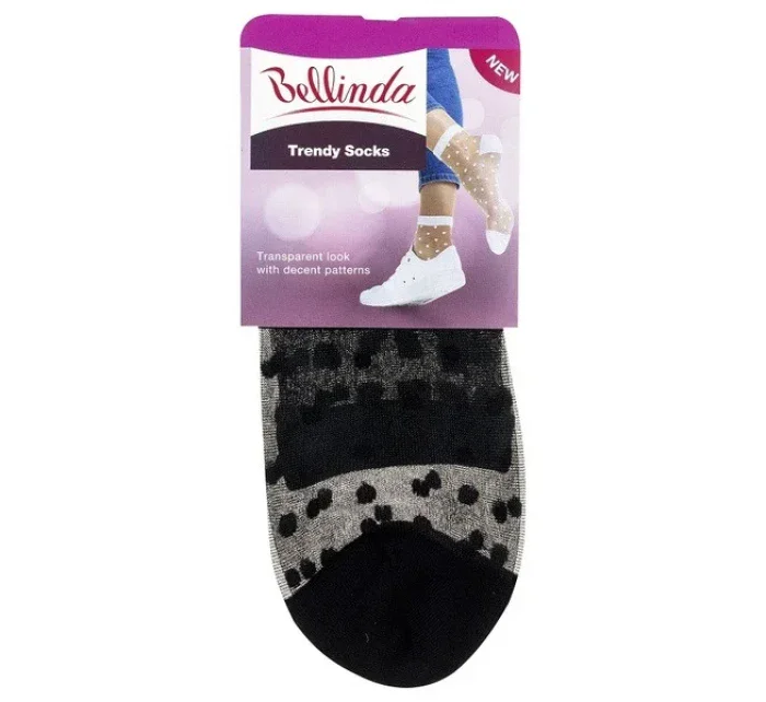 Módní ponožky s puntíky SOCKS  černá model 15436397 - Bellinda