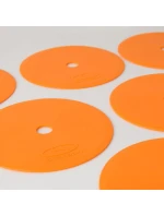 Ploché značky kulaté 15 cm  oranžové sport model 21406069 - SMJ