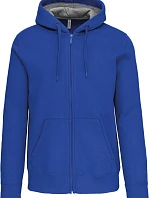 Kariban K 444 Mikina s kapucí z těžké bavlny 20.K444 light royal blue