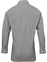 PR 220 Popelínová kostkovaná košile s dl. rukávem model 22476858 black/white - Premier