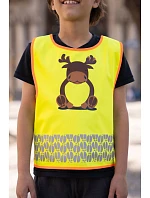Korntex FUN Dětská bezpečnostní vesta 76.FUNY hi vis yellow/elephant Korntex FUN Dětská bezpečnostní vesta 76.FUNY hi vis yellow/elephant
