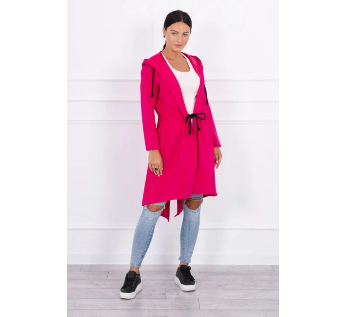 Sukně s delšími zády fuchsiová