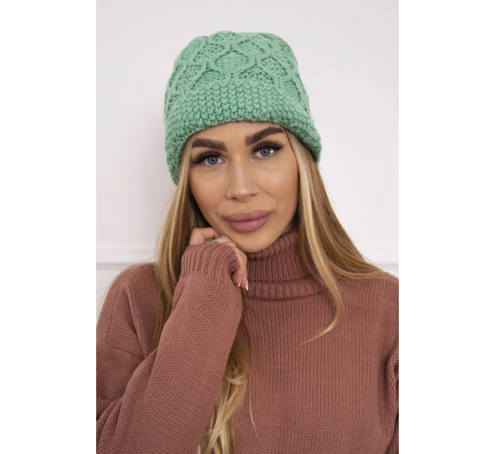 Roma fleecová čepice mint model 18749879 - K-Fashion Roma fleecová čepice mint model 18749879 - K-Fashion