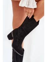 Kozačky  Po   Černé model 21686940 - S.Barski