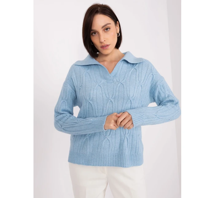 Sweter AT SW  jasny niebieski model 19005959 - FPrice