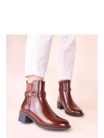 Boty na podpatku model 222371 Solea Boty na podpatku model 222371 Solea