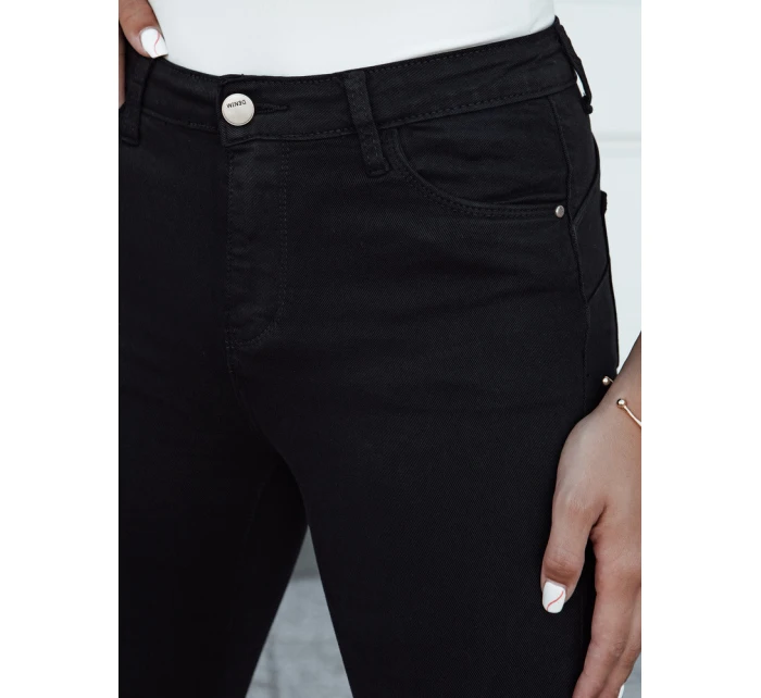 Dámské džínové kalhoty slim fit ACORN black FashionStreet UY2156