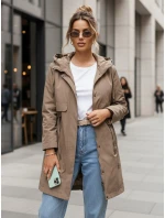 Dámská přechodná bunda parka béžová FashionStreet TY5555