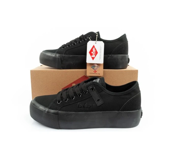 Lee Cooper dámské sportovní boty tenisky textilní platforma černé dámské Lee Cooper dámské sportovní boty tenisky textilní platforma černé dámské