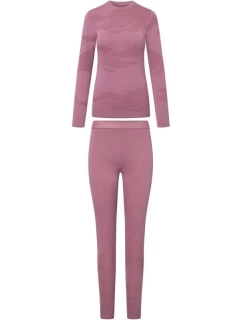 Dámské spodní prádlo VIKING Gasher Lady Set Merino velikost S růžová