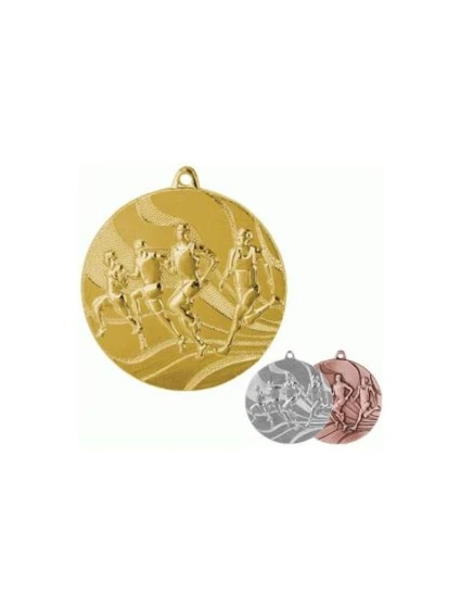 Zlatá medaile - běh - ocelová medaile 50mm