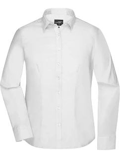 JN keprová halenka s dlouhým rukávem 02.0 white model 22488282 - Daiber