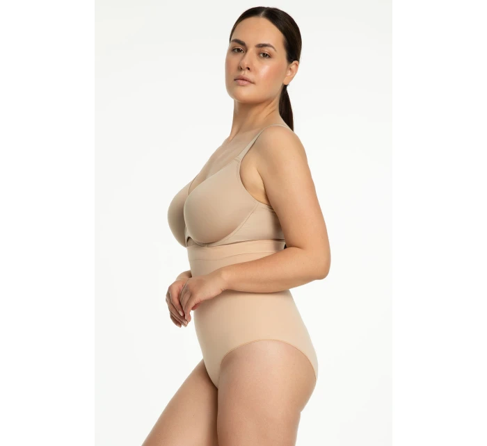 Julimex 441 bezešvé kalhotky s vysokým pasem barva:béžová