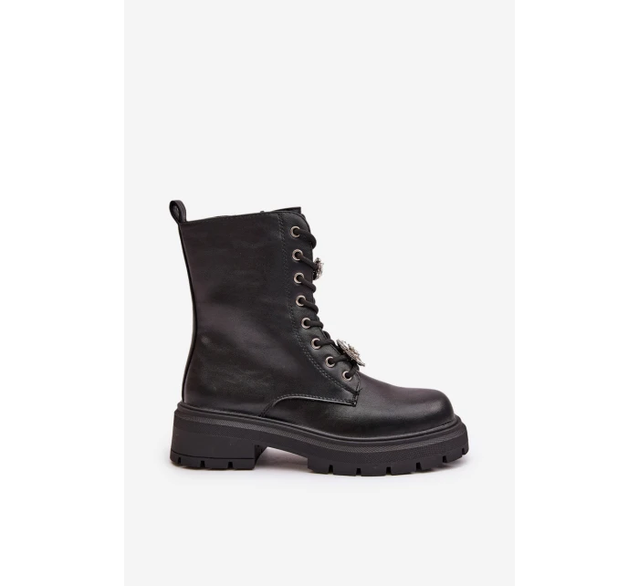 Dámské Eko Kožené Pracovní Boty S Černé model 21670252 - Boto Dámské Eko Kožené Pracovní Boty S Černé model 21670252 - Boto