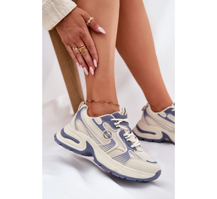 Dámské Tenisky Big Star model 21693176 Modré - Big Star Shoes Dámské Tenisky Big Star model 21693176 Modré - Big Star Shoes