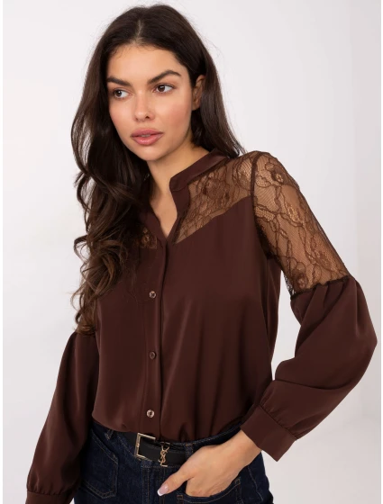 MI košile KS 3281.65 hnědá