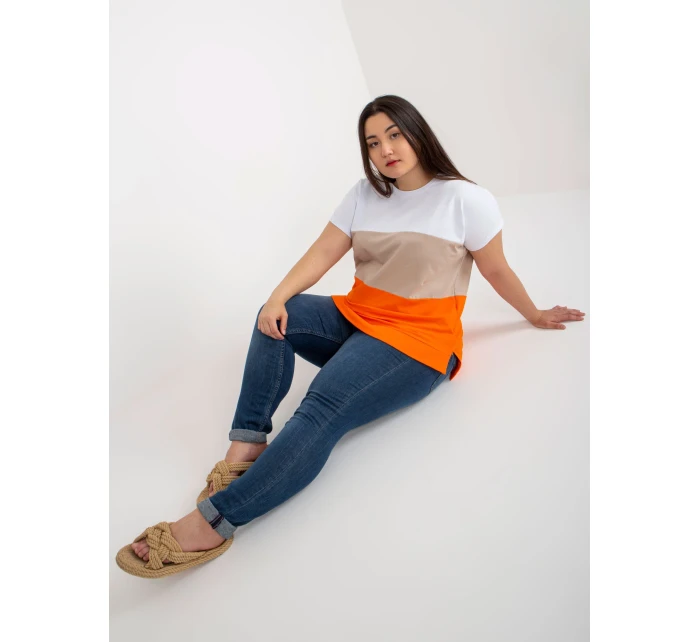 Bluzka RV BZ model 18617626 pomarańczowy - FPrice Bluzka RV BZ model 18617626 pomarańczowy - FPrice