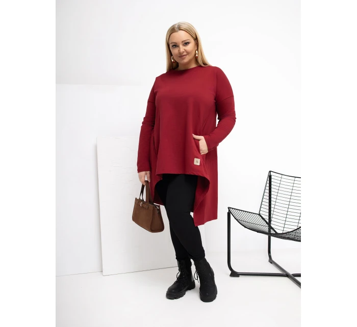 Tunika RV TU 5042.09X bordó