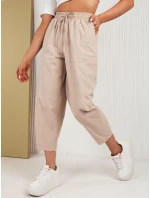 Dámské kalhoty BALLOON FANTASY beige FashionStreet UY1669