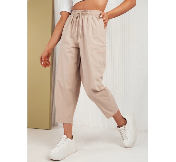 Dámské kalhoty BALLOON FANTASY beige FashionStreet UY1669