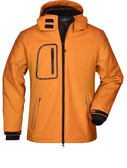 Daiber JN 1000 Pánská 3-vrstvá zimní softshellová bunda 02.1000 orange