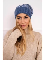 Milano fleecová čepice K203 denim model 18749927 - K-Fashion Milano fleecová čepice K203 denim model 18749927 - K-Fashion