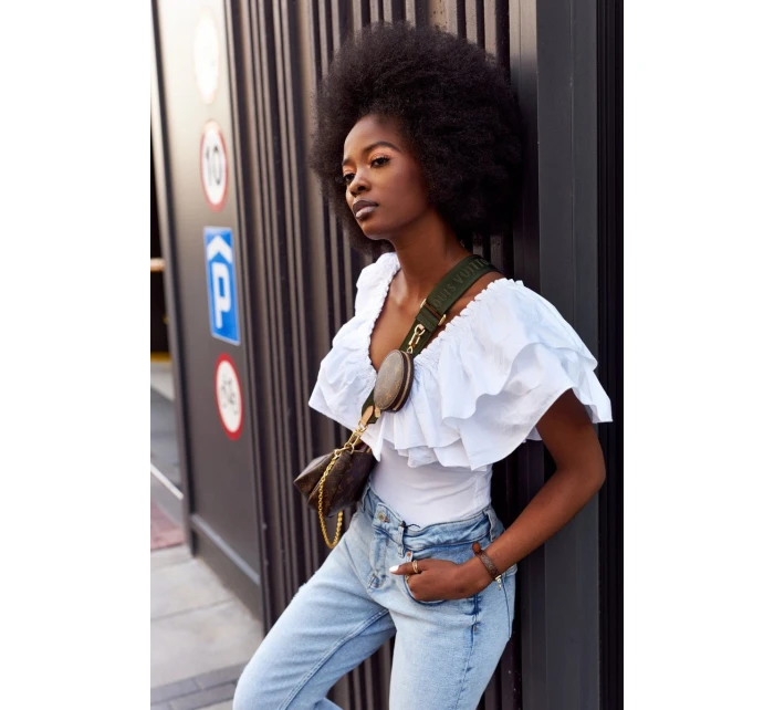 Dámské Nazouváky S řetízkem Béžové model 21549937 On Me - Boto Dámské Nazouváky S řetízkem Béžové model 21549937 On Me - Boto