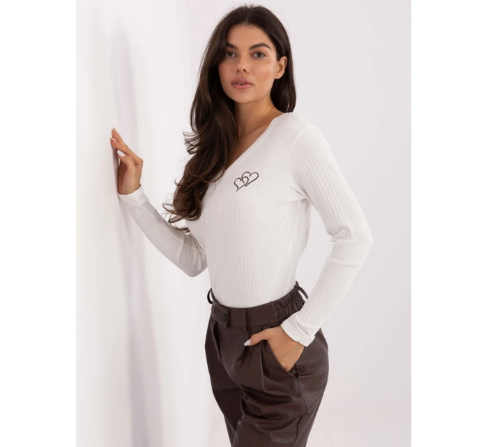 Bluzka RV BZ model 21749925 ecru - FPrice Bluzka RV BZ model 21749925 ecru - FPrice