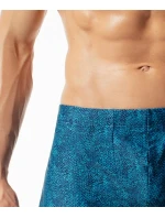 Pánské rychleschnoucí plavkové boxerky ATLANTIC - tyrkysové Pánské rychleschnoucí plavkové boxerky ATLANTIC - tyrkysové