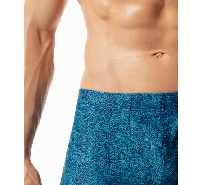 Pánské rychleschnoucí plavkové boxerky ATLANTIC - tyrkysové Pánské rychleschnoucí plavkové boxerky ATLANTIC - tyrkysové