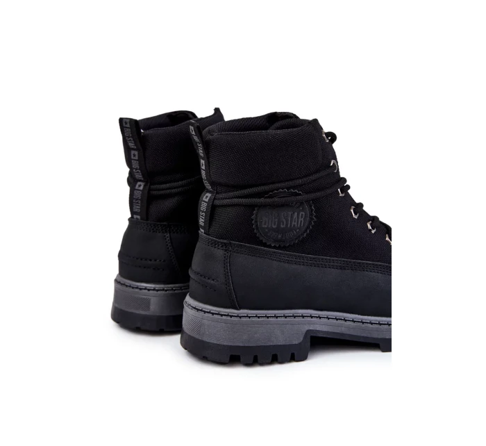 Pánské boty Memory Foam Big Star KK174206 Černá Pánské boty Memory Foam Big Star KK174206 Černá